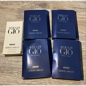 Giorgio Armani Acquaintance Di Gio Mens Cologne Sample Lot